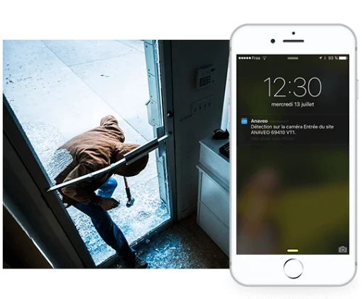 Alerte vidéo sur smartphone