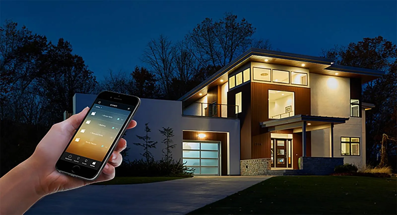 Pilotage de la maison sur smartphone